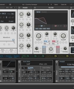 Alternative view of HY-POLY Synthesizer