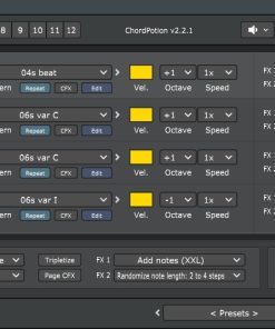 FeelYourSound ChordPotion VST – MIDI Sequencer Plugin