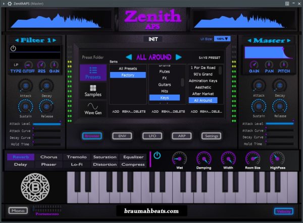 Zenith APS VST Plug-in for PC & MAC