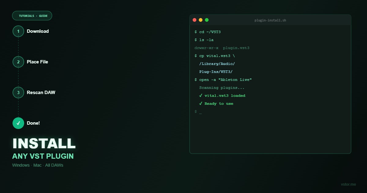 How to Install a VST Plugin — VSTore.me