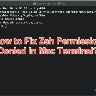 How to fix Permission denied on mac