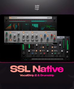 SSL Native Vocalstrip 2 & Drumstrip VST Bundle – DVD Box Cover Art