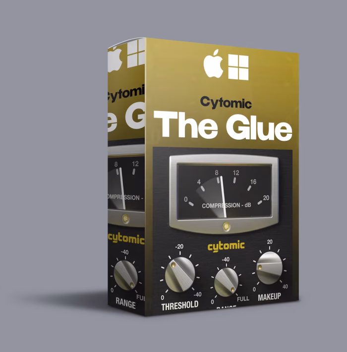 Cytomic The Glue VST β SSL G-Series Bus Compressor Plugin DVD Cover Art