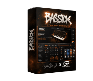 Bassick VST by Gospel Producers synth bass workstation product box